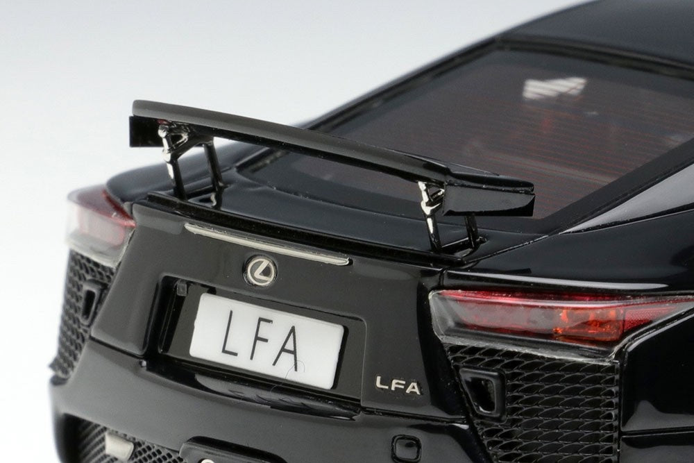EIDOLON EM698B 1/43 Lexus LFA 2010 Rear wing up Black Limited 80pcs