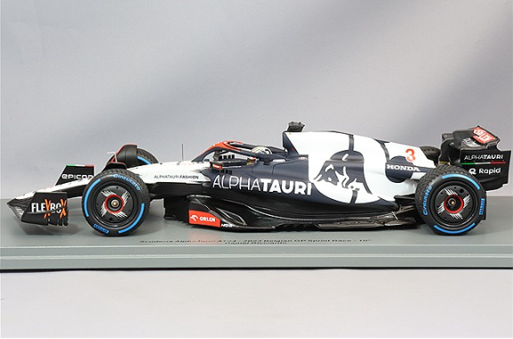 Spark S18S961 1/18 AlphaTauri AT04 Belgium Sprint P10 2023 #3 Multi Resin