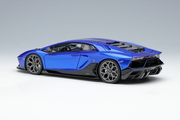 EIDOLON EM632D 1/43 Lamborghini Aventador LP780-4 Ultimae Blue Nethuns Resin