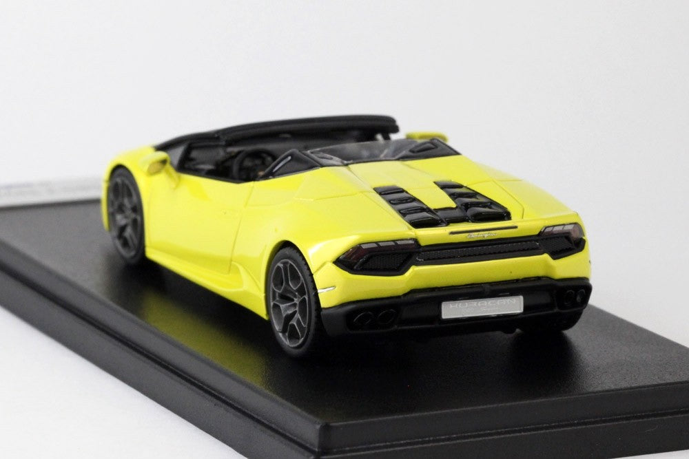 Looksmart LS464A 1/43 Lamborghini Huracan LP580-2 Spyder Giallo Tenerife Resin