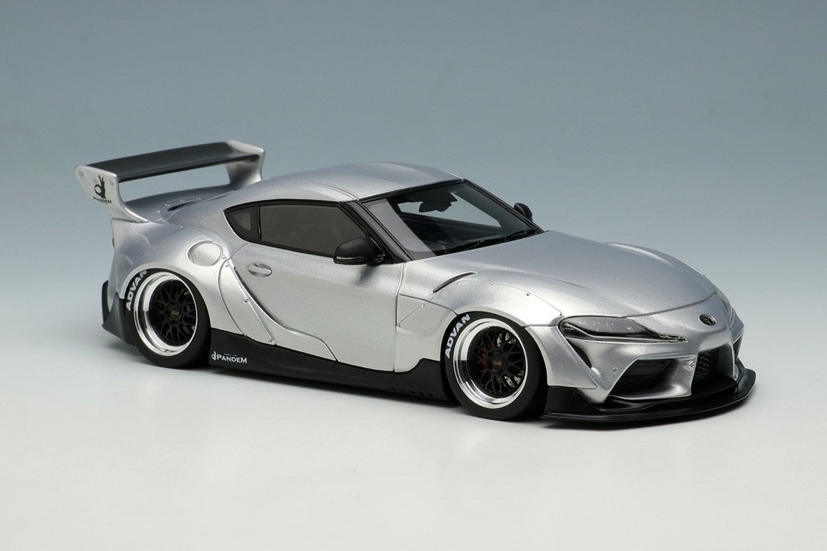 Make Up EIDOLON RB006D 1/43 Toyota Pandem GR Supra Ver1 Silver Metallic 2019