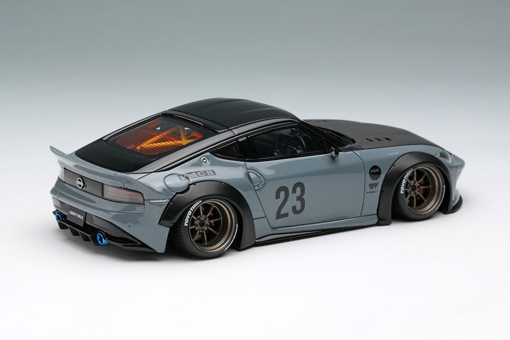 Make Up EIDOLON LB023C 1/43 Nissan Z RZ34 Pearl White LB Nation 8-Spoke Wheels