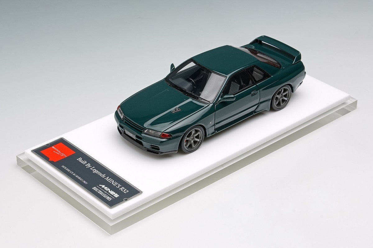 Make Up EIDOLON EM679C 1/43 Mines Skyline GT-R BNR32 Oribe Green