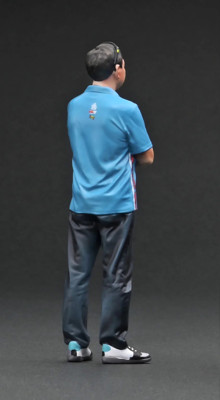 Ignition Model IG3243 1/18 RE Amemiya Mazda RX-8 SE3P Blue Resin w/ Figure