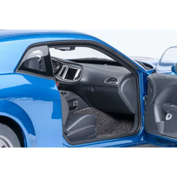 AUTOart 71767 1/18 Dodge Challenger SRT Super Stock 2023 Blue Diecast
