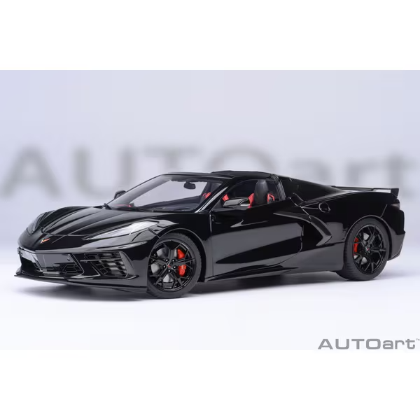 AUTOart 71280 1/18 Chevrolet Corvette C8 Stingray Z51 Black New