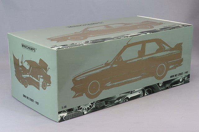Minichamps MC180020306 1/18 BMW M3 E30 1987 Black Die-cast