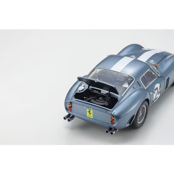 Kyosho KS08438D 1/18 Ferrari 250 GTO 1962 Sebring #24 Blue Die-Cast Model