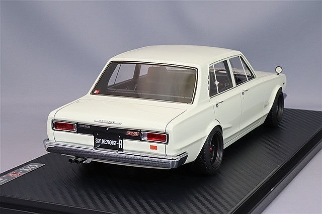 Ignition Model IG3513 1/18 Nissan Skyline GT-R PGC10 Hakosuka 1969 White Resin