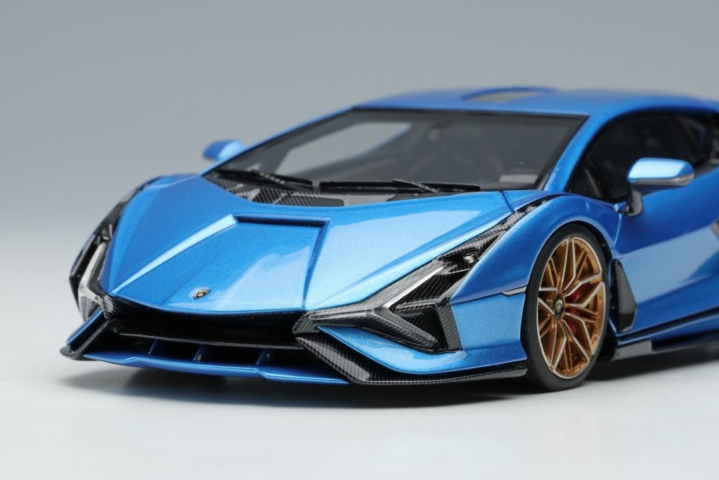 EIDOLON EM533D 1/43 Lamborghini Sian FKP 37 2019 Blu Aegir