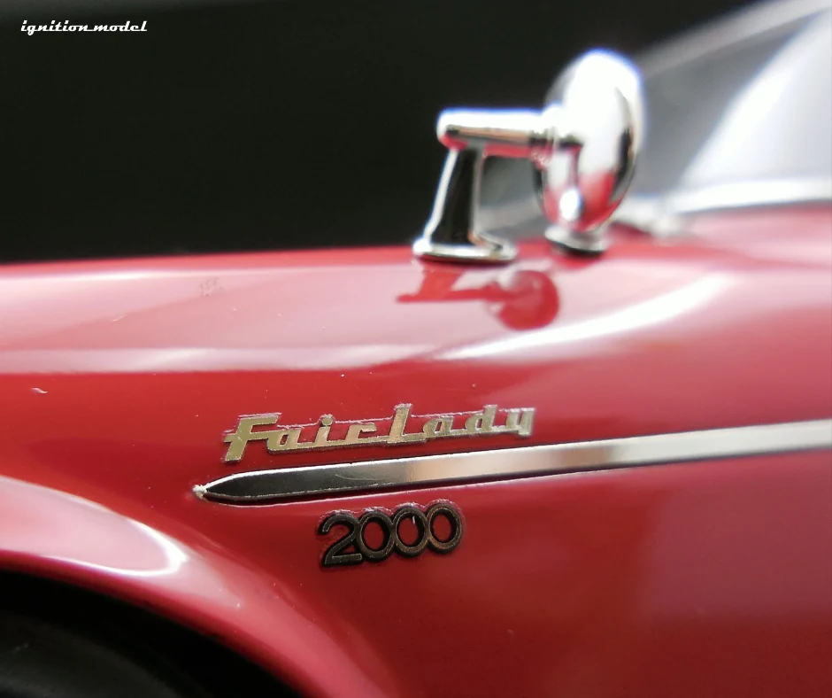 Ignition Model IG2710 1/18 Datsun Fairlady 2000 SR311 Roadster Burgundy Red