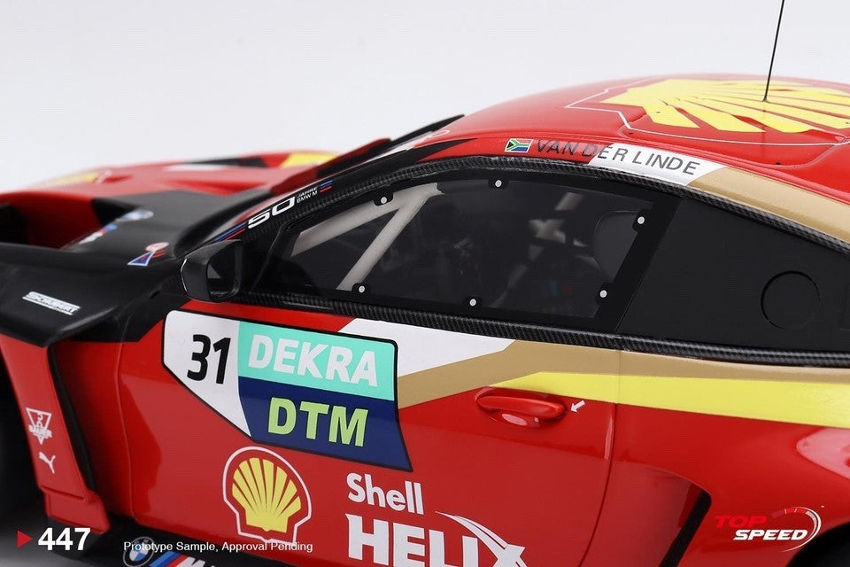 TopSpeed TS0447 1:18 BMW M4 GT3 #31 Schubert DTM 2022 Lausitzring Winner Resin