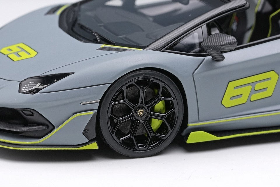 EIDOLON EM517G 1/43 Lamborghini Aventador SVJ 63 Roadster 2019 Grigio Acheso