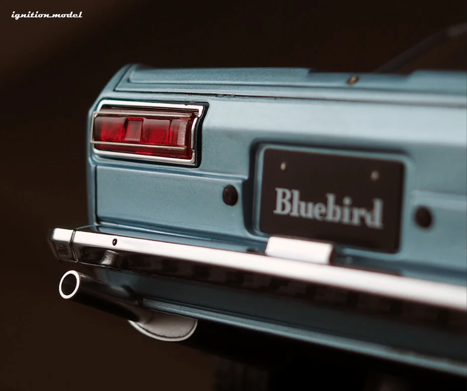 Ignition Model IG3307 1/18 Datsun Bluebird 510 2-Door Hayashi Light Blue Resin