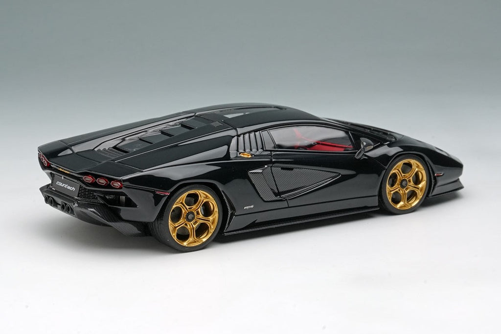 EIDOLON EM740J 1/43 Lamborghini Countach LPI 800-4 2022 Black Resin Ltd 60pcs