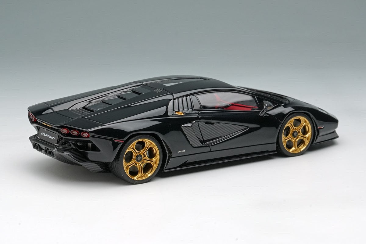 EIDOLON EM740J 1/43 Lamborghini Countach LPI 800-4 2022 Black Resin Ltd 60pcs