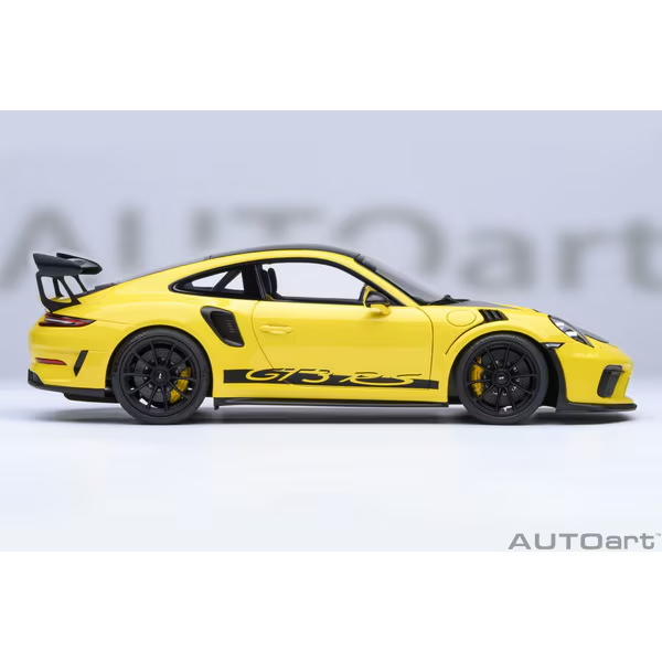 AUTOart 78178 1/18 Porsche 911 991.2 GT3 RS Weissach Yellow Diecast