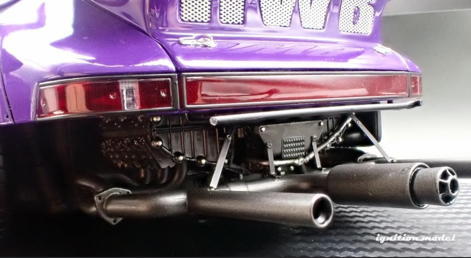 Ignition Model IG3698 1/18 Porsche 911 RWB 930 Purple WORK Meister S1