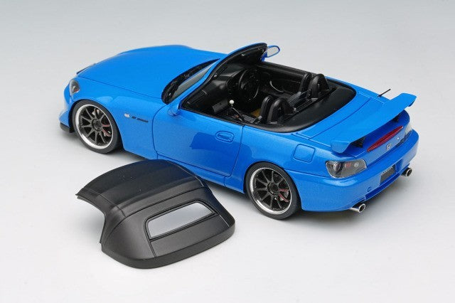 EIDOLON EM829A 1/43 Honda S2000 AP2 Type-S 2007 Apex Blue Pearl Limited 50pcs