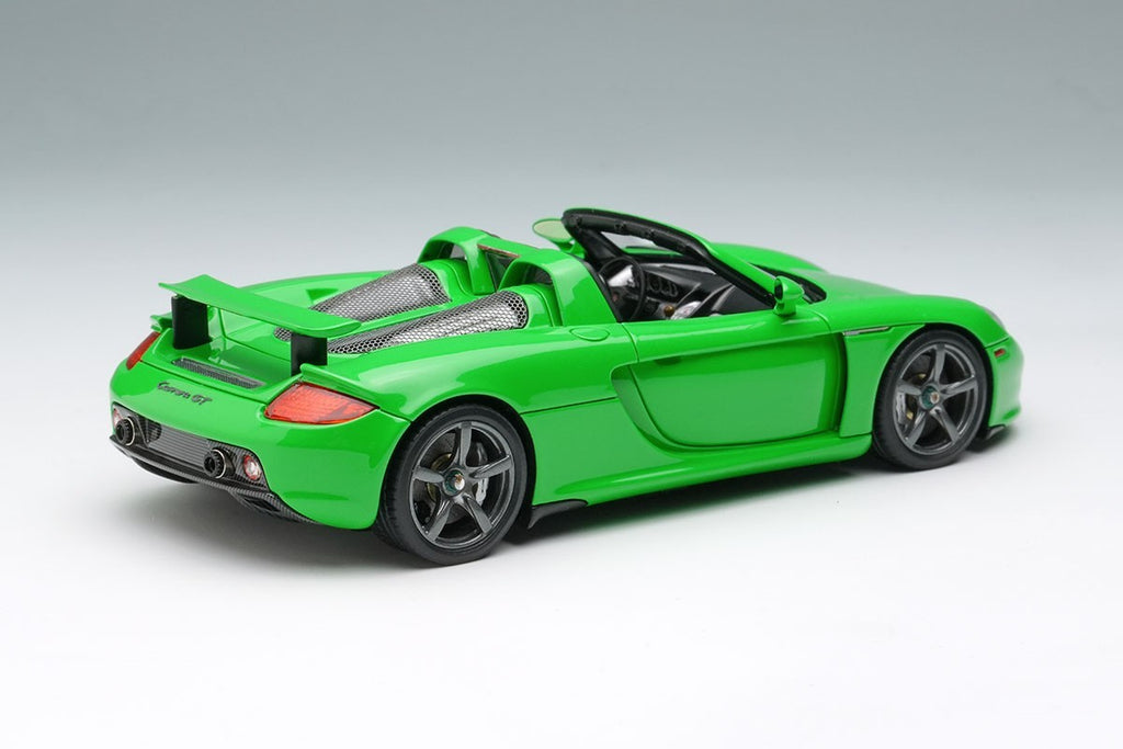 EIDOLON EM567H 1/43 Porsche Carrera GT 2004 (Rear Wing Up) (US spec) Viper Green