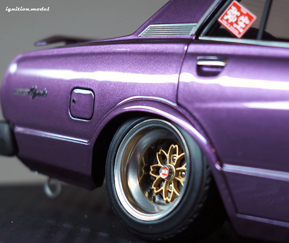 Ignition Model IG3431 1/18 Toyota Mark II Grande MX41 Shakotan Purple Resin