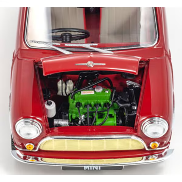 Kyosho KS08964R - 1/18 Morris Mini Mk.1 1959 Cherry Red [Die-cast Model Car]
