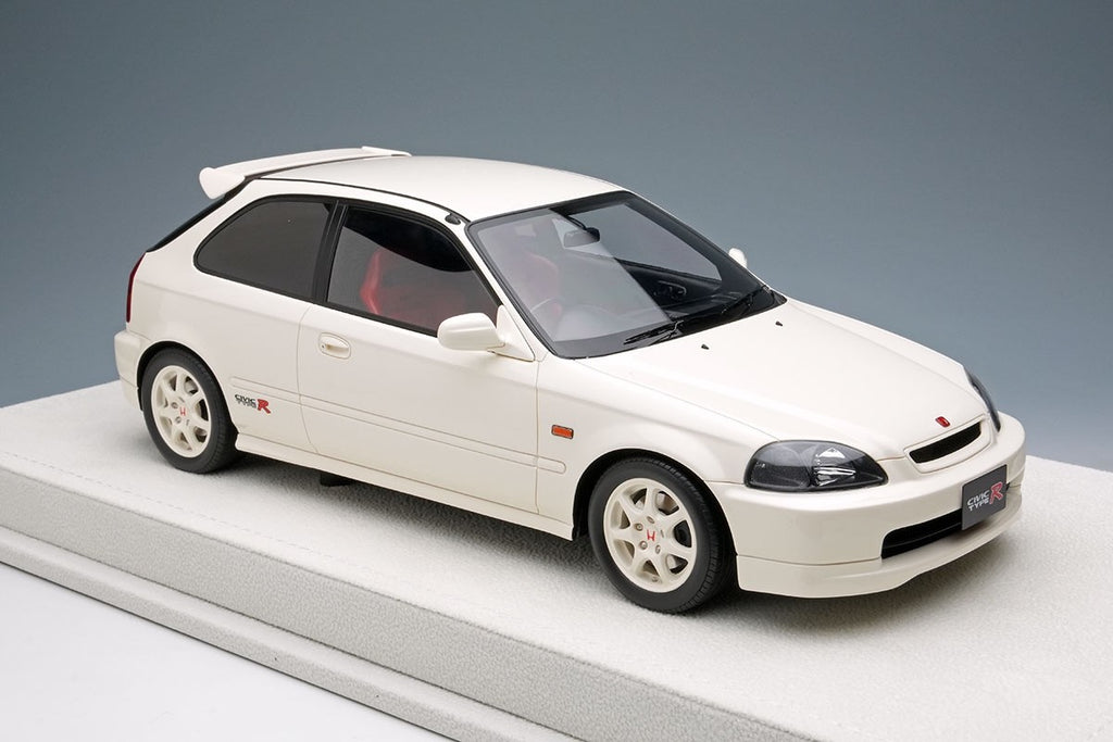 EIDOLON EML115A 1/18 Honda Civic Type R EK9 1997 Championship White Resin