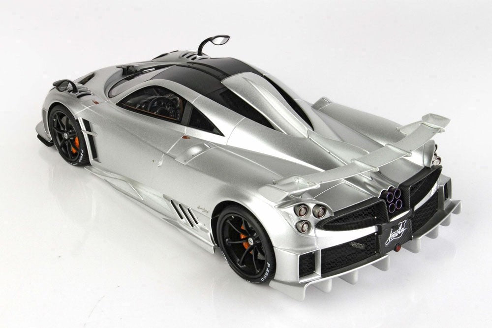 BBR P18192DV 1/18 Pagani Huayra Imola 2020 Titanium Matt Silver Limited 220pcs