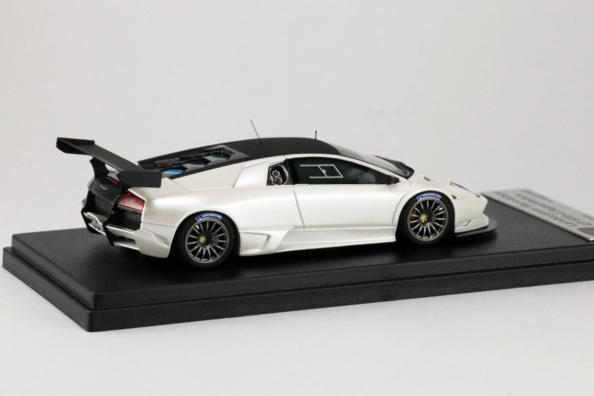 Looksmart LS379D 1/43 Lamborghini Murcielago LP670-4 SV 2009 Pearl White Ltd 25