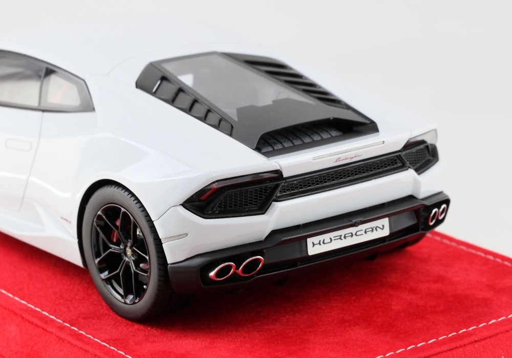 MR Collection LAMBO22B 1/18 Lamborghini Huracan LP580-2 2016 Bianco Icarus White