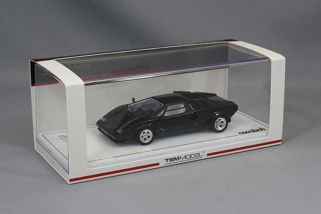 TSM TSM430703 l 1/43 Lamborghini Countach 5000S Black - Resin Model