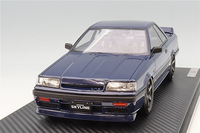 Ignition Model IG4009 1/18 Nissan Skyline GTS-R R31 Blue Black Resin