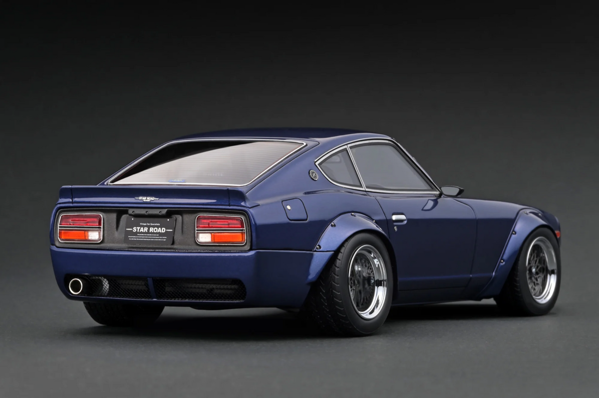 IIgnition Model IG3116 1/18 STAR ROAD Nissan Fairlady Z S30 240Z Blue Resin