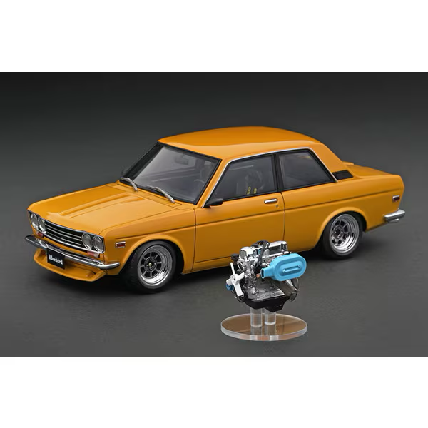 ignition model IG3304 1/18 Datsun Bluebird 510 "Brown with Engine"