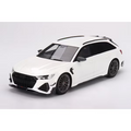 TopSpeed TS0502 1:18 Audi ABT RS6-R Glacier White Metallic LHD Resin Model Car
