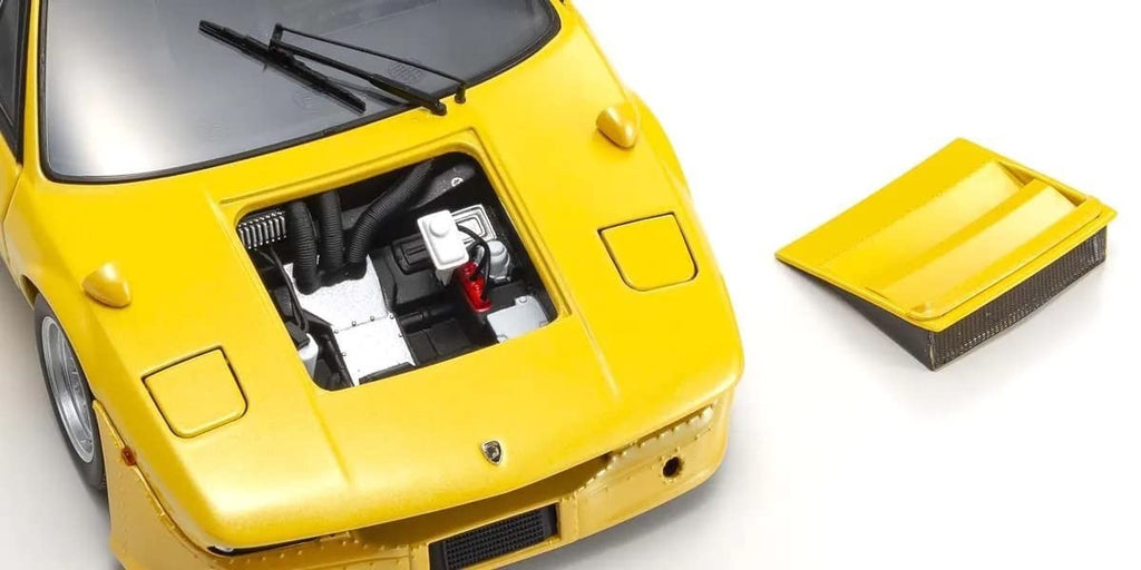 Kyosho KS08445GY 1/18 Lamborghini Urraco Rally Yellow Diecast Model Car