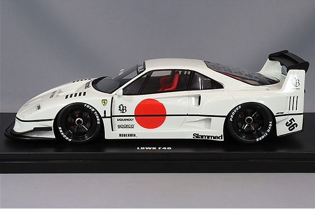 GT Spirit GTS470 1/18 LB-WORKS Ferrari F40 2023 White Resin Model Car