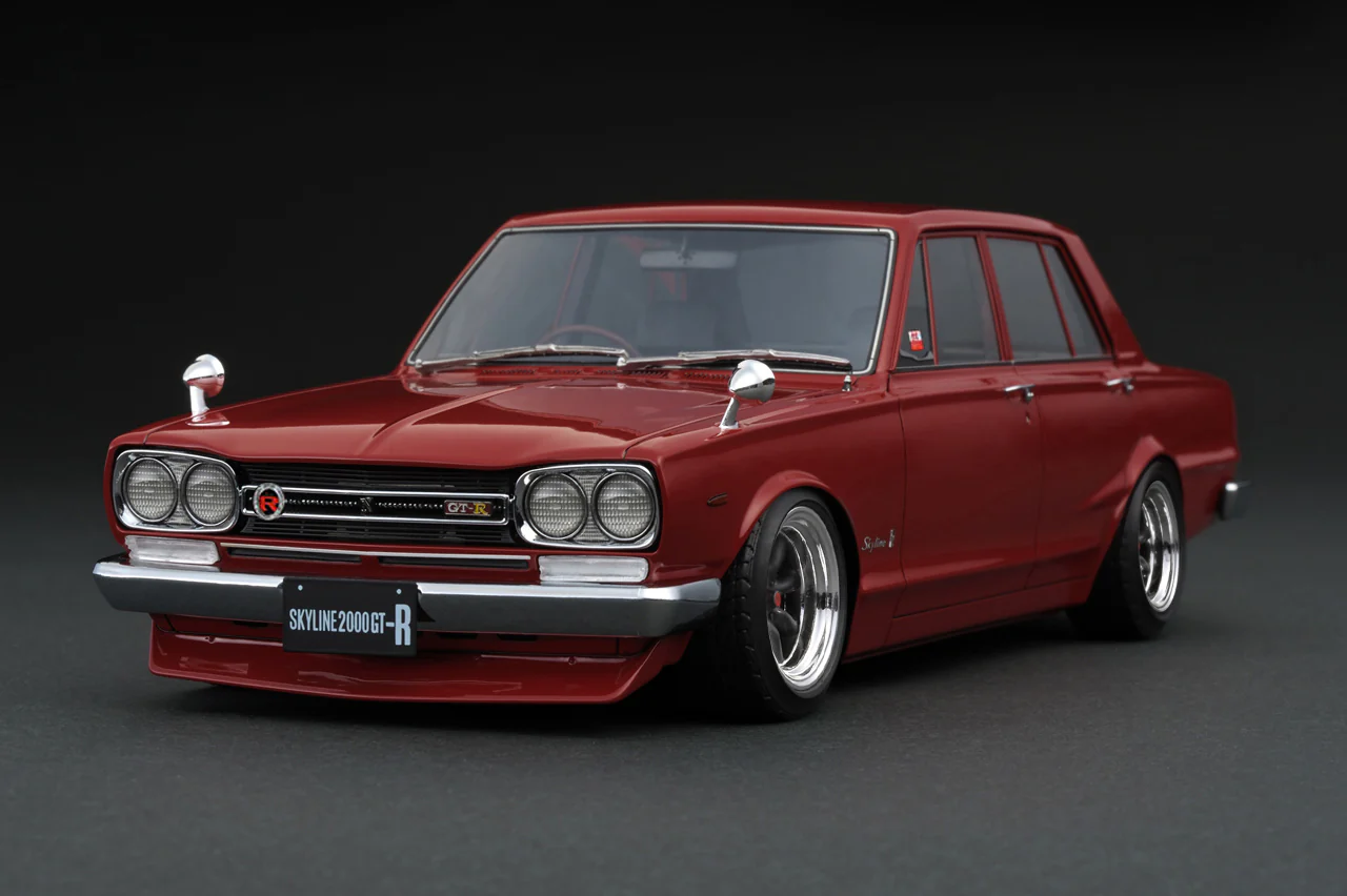 Ignition Model IG3548 1/18 Nissan Skyline GT-R PGC10 Hakosuka 1969 Red Resin