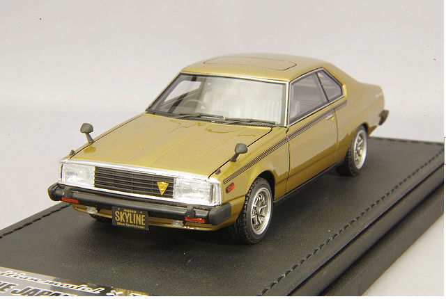 Ignition Model x Tomytech T-IG4307 1/43 Nissan Skyline Golden Car Gold