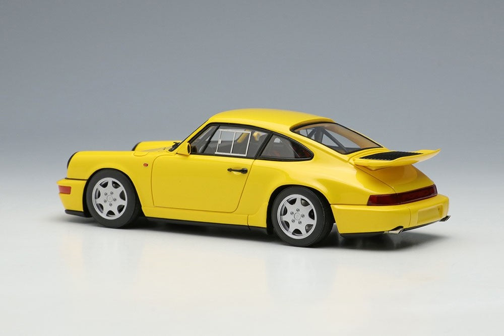 Make Up VISION VM164B 1/43 Porsche 911 Carrera 4 Lightweight Speed Yellow 1990