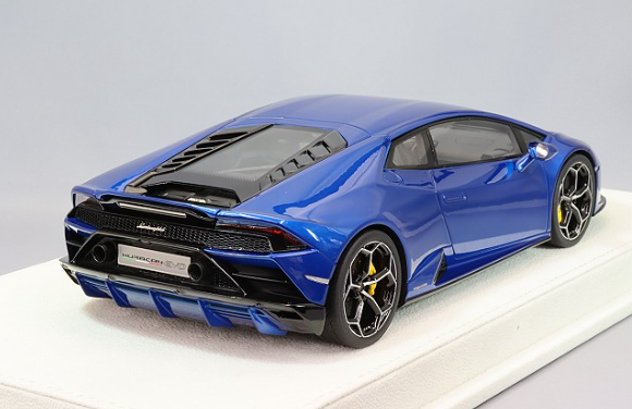 Make Up EIDOLON EML031B 1/18 Lamborghini Huracan EVO Blu Nethuns Asir Wheels