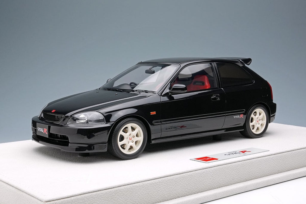 EIDOLON  EML115C 1/18 Honda Civic Type R EK9 1997 Starlight Black Pearl Resin