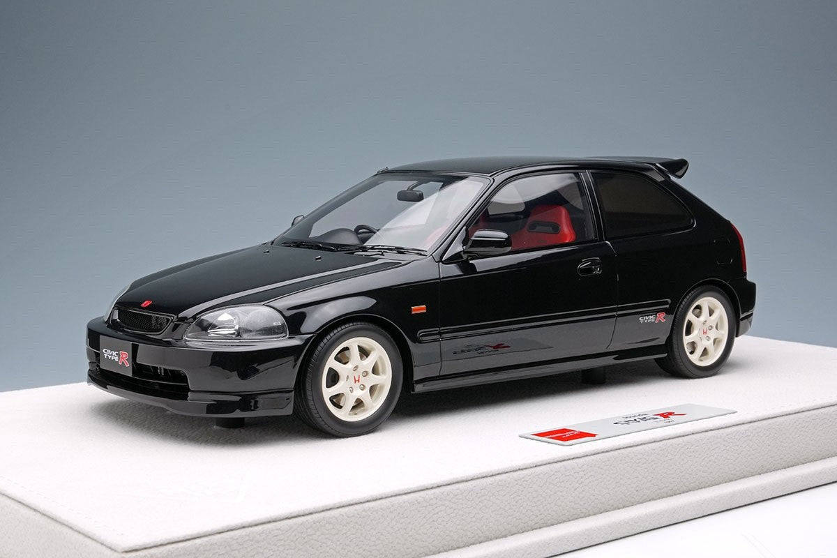 EIDOLON  EML115C 1/18 Honda Civic Type R EK9 1997 Starlight Black Pearl Resin
