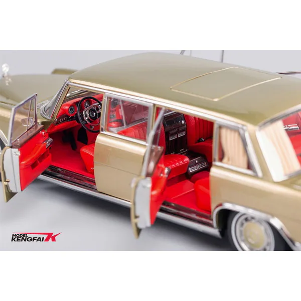 KENGFai TK-KF029-3 1/18 Mercedes-Benz Pullman Pearl Champagne Gold Diecast Model