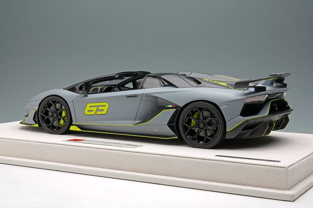 Make Up EIDOLON EML030G 1/18 Lamborghini Aventador SVJ 63 Roadster 2019 Gray