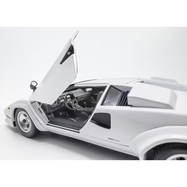 Kyosho KS08320WFL 1:18 Lamborghini Countach LP400S White Diecast Model Car