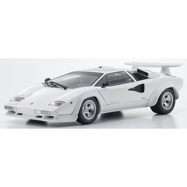 Kyosho KS08320WFL 1:18 Lamborghini Countach LP400S White Diecast Model Car