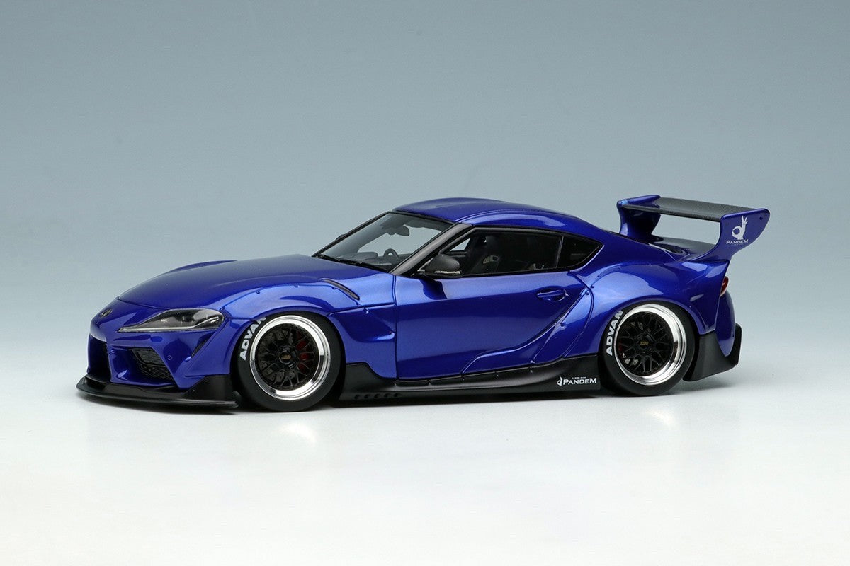 Make Up EIDOLON RB006C 1/43 Toyota Pandem GR Supra Ver1 Candy Blue 2019