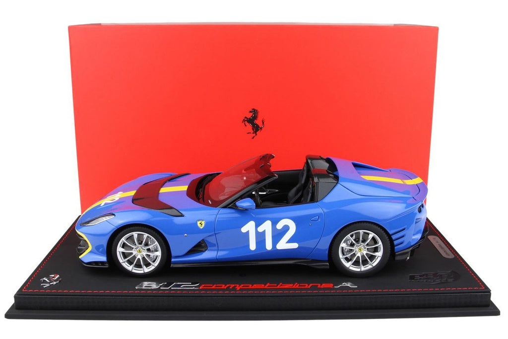 BBR P18209QV 1/18 Ferrari 812 Competizione A 2021 French Racing Blue Ltd 90pcs