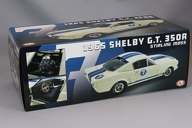 ACME A1801814 1/18 Shelby GT350 1966 No.7 S.Moss Diecast